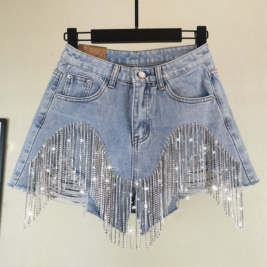 Rhinestone shorts